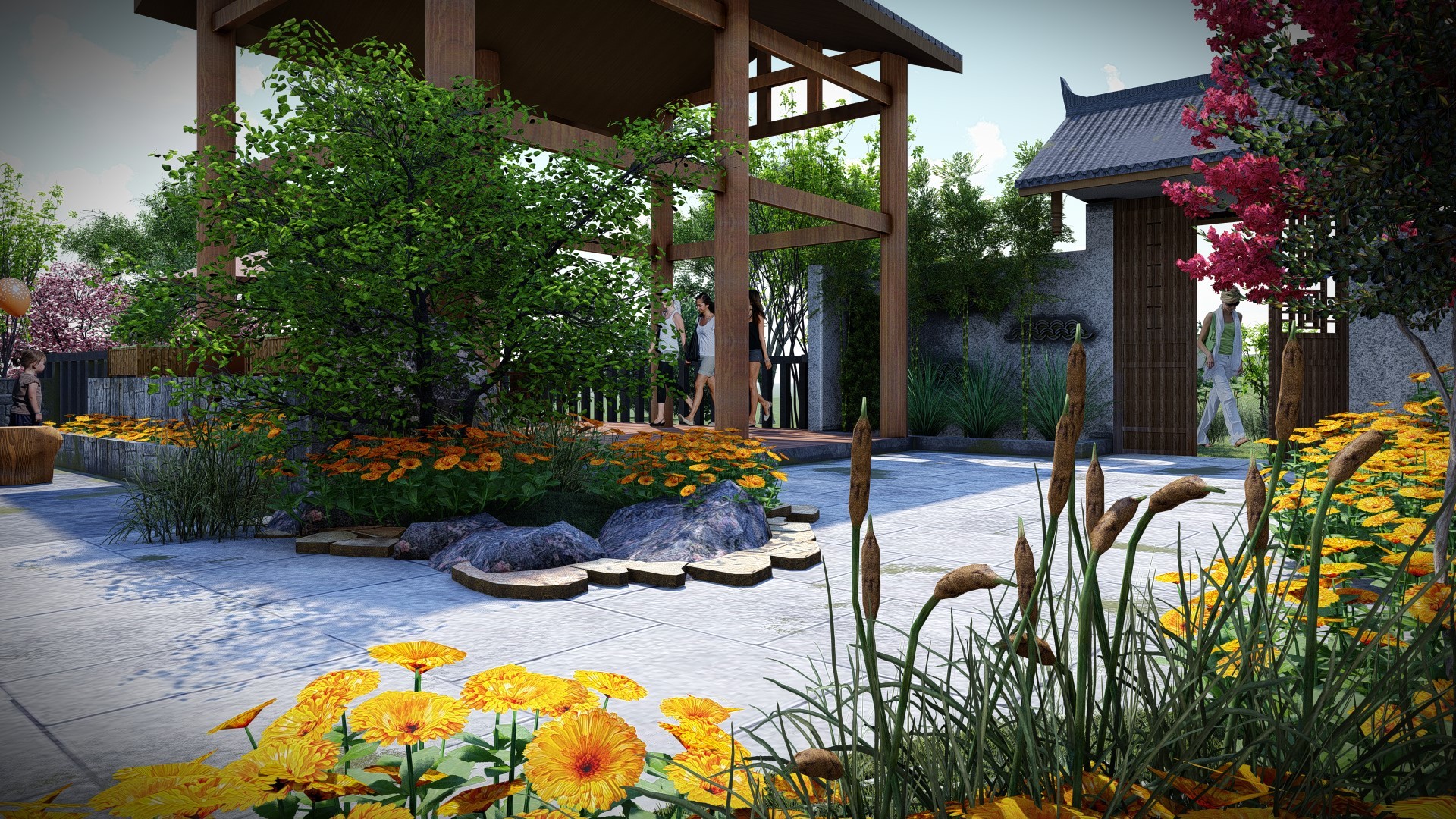 庭院新生 民宿景觀設計中的空間藝術與情感連接